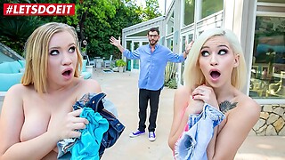 LETSDOEIT - Poor Guy Blackmailed Fucked By Bailey Brooke And Kiara Cole