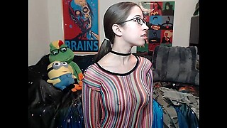 teen alexxxcoal flashing boobs on live webcam  - 6cam.biz